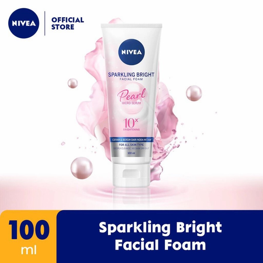 Nivea Sparkling Bright Pearl Foam Face Cleanser 100ml